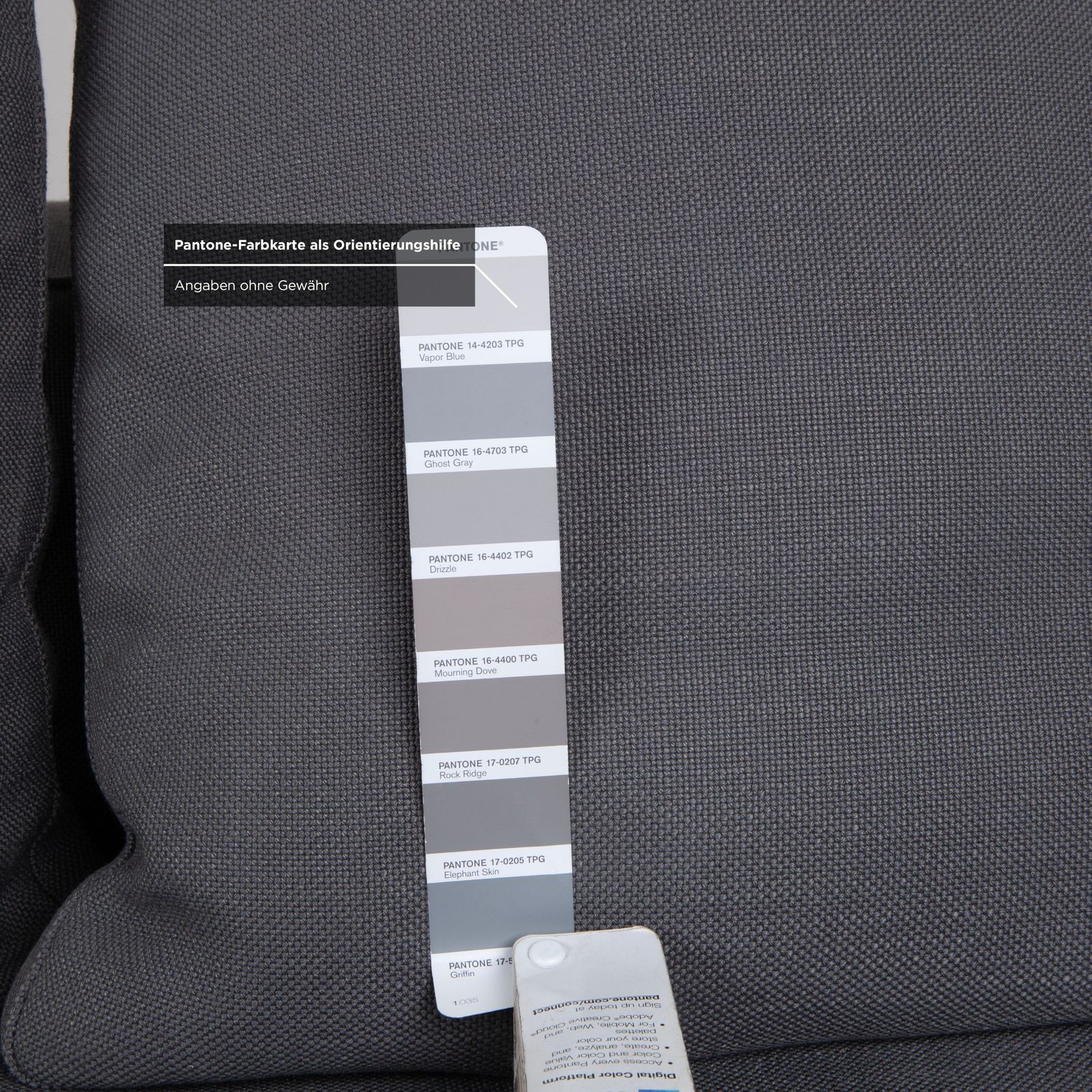 photo furniture Canapé d'angle Minotti en tissu gris
