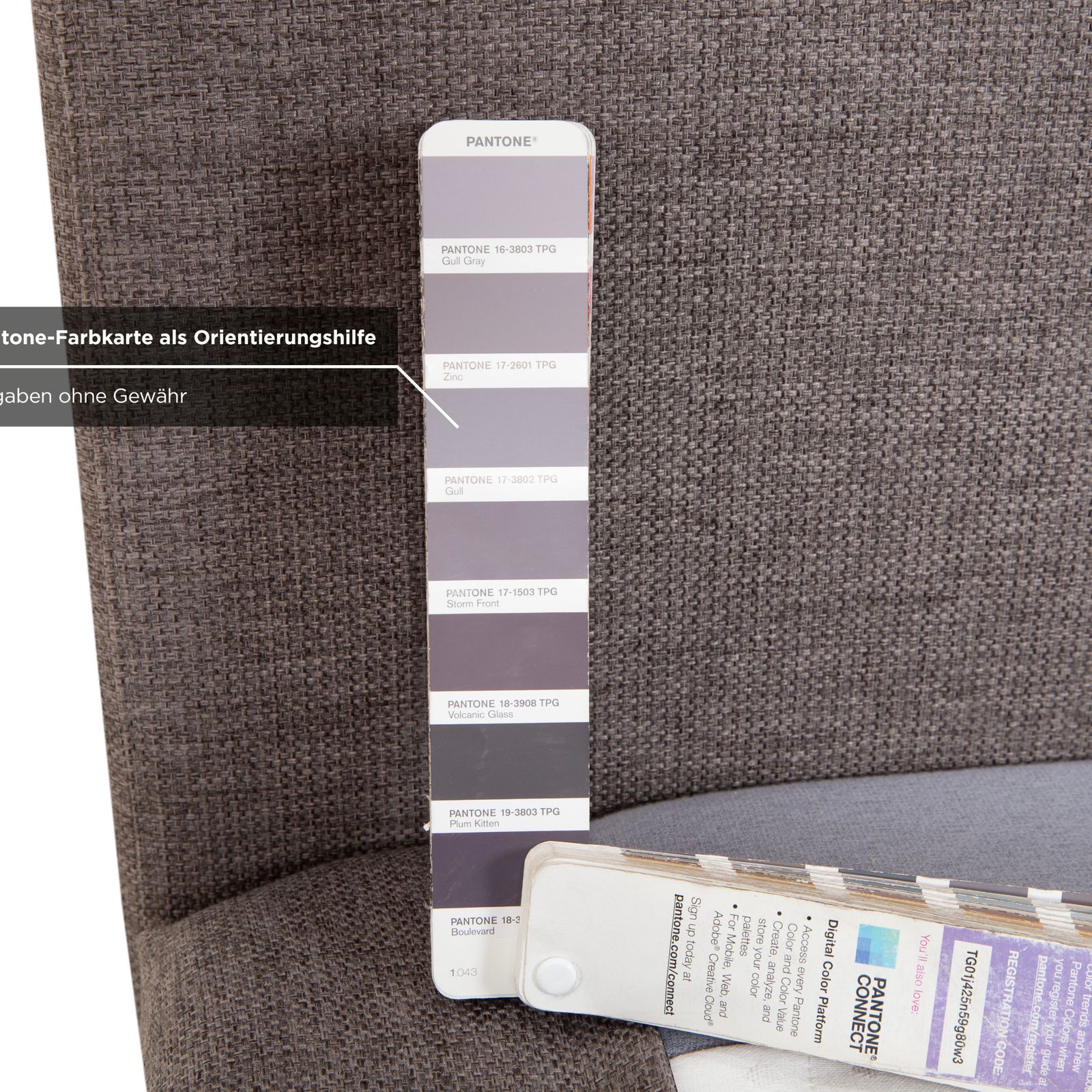 Riposana Puro Fabric Bed Grey photo vinterior