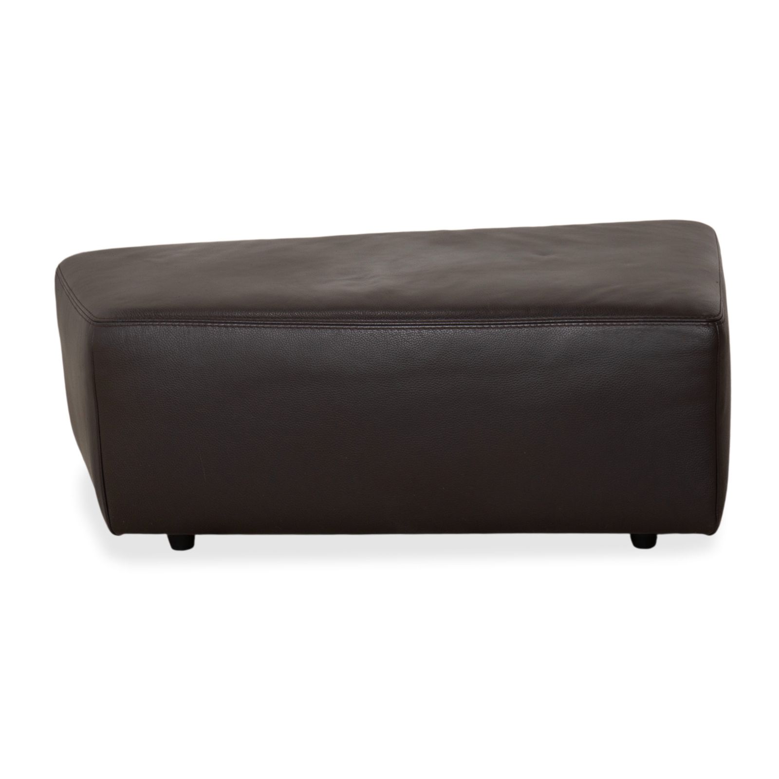 Pouf Ewald Schillig en cuir marron photo buy
