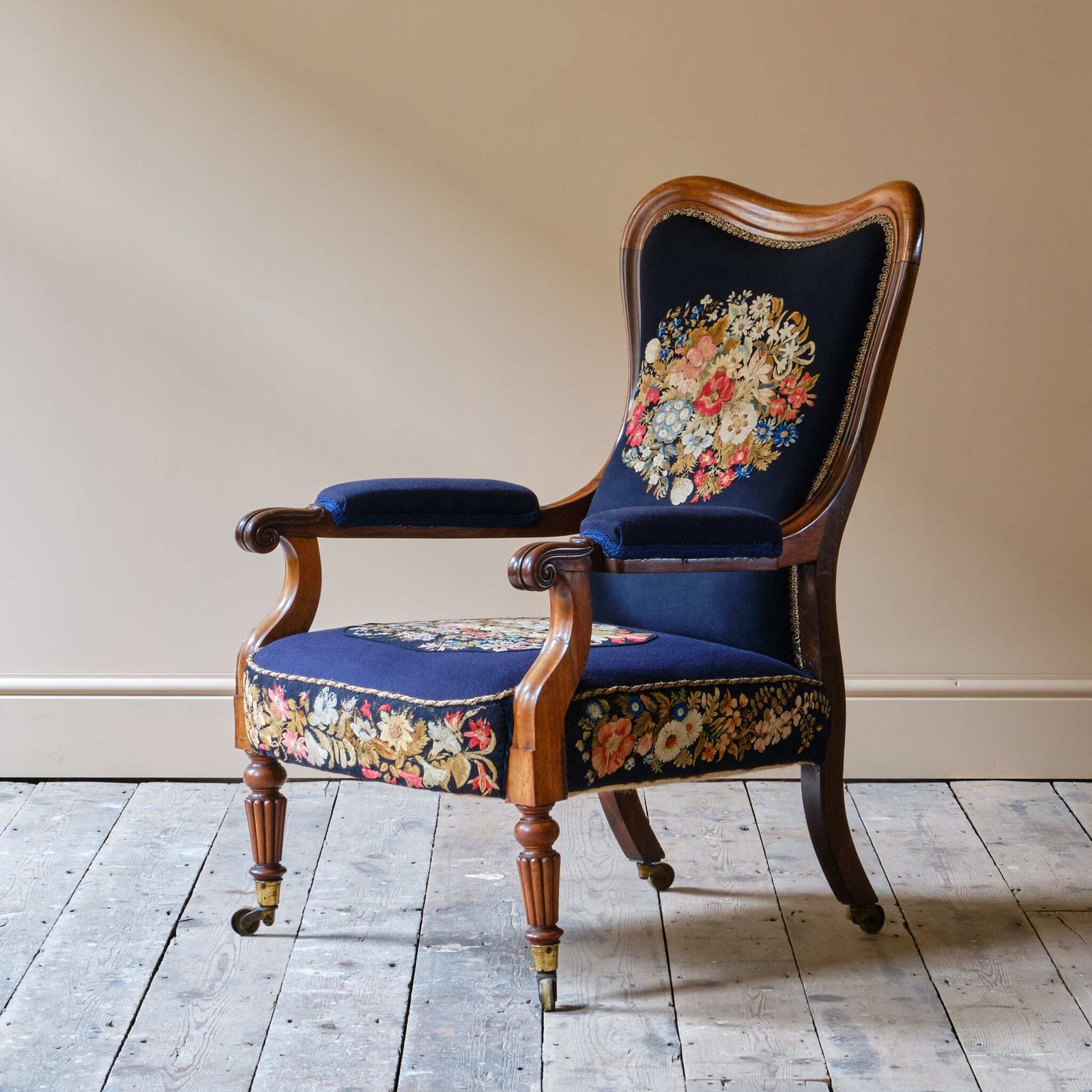 Early 19th Century Rosewood Armchair Attr' Gillows