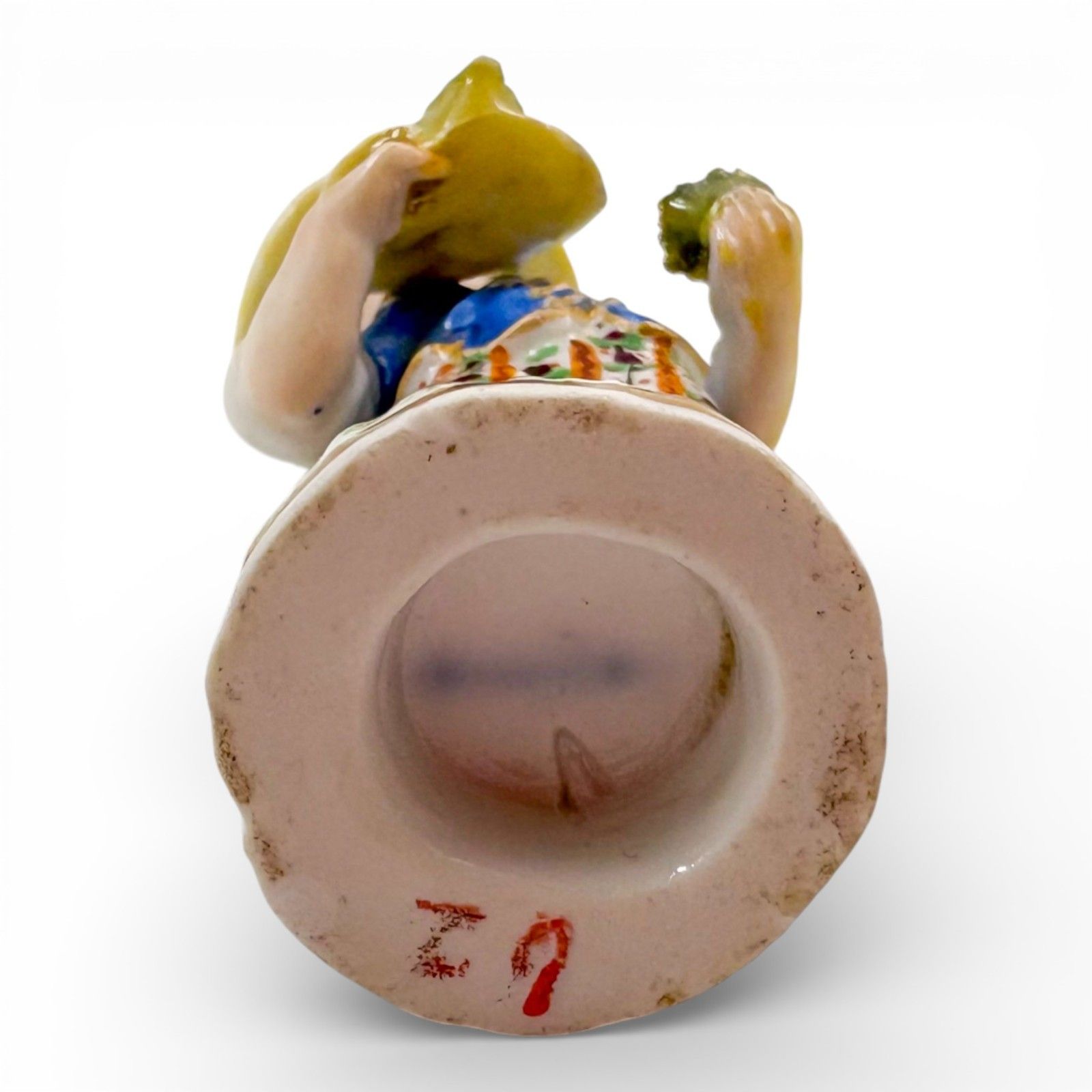 Early 19th Century Kpm Berlin Porcelain Female Flower Seller Figurine C.1820 photo vinterior