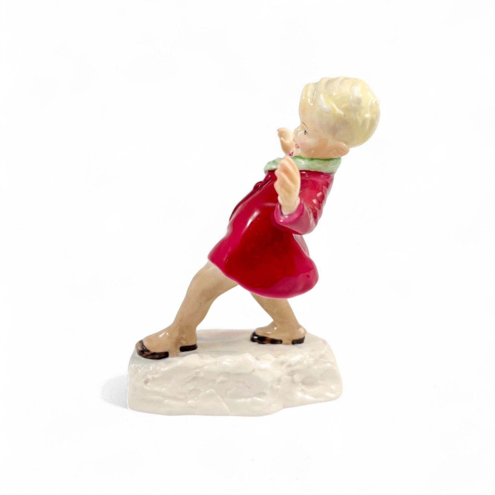 Royal Worcester Porcelain Ice Skating Child Figurine By F G Doughty Model 3452 photo furniture