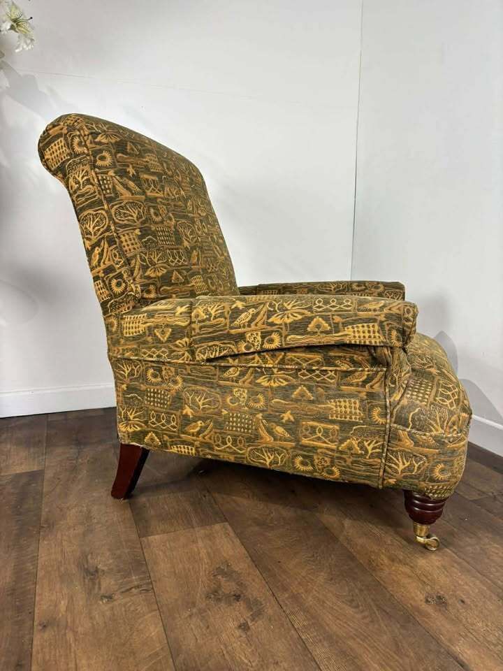 Antique Style Green Armchair, Late 20th Century photo buy