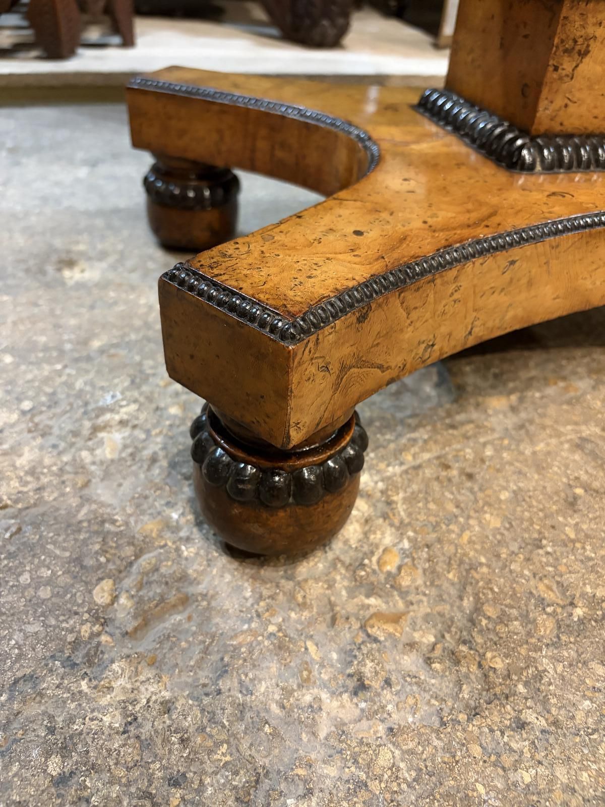 Scottish Early 19th Century Burr Yew Card Table / Games Table photo for sale