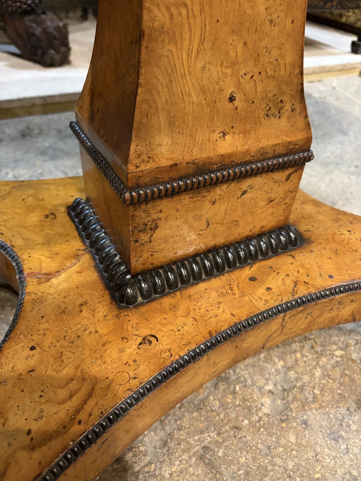Scottish Early 19th Century Burr Yew Card Table / Games Table photo Furniture
