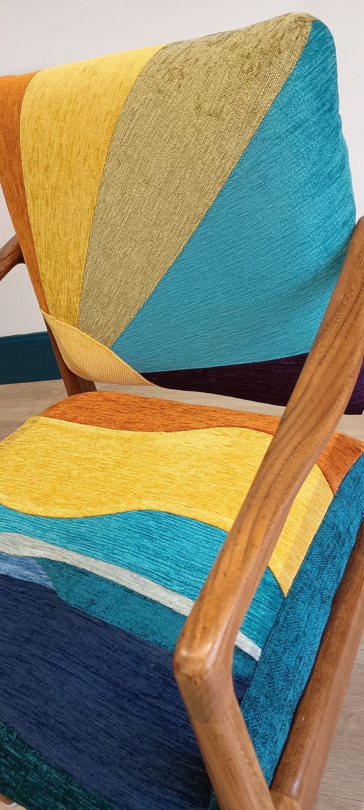 Bespoke Scandinavian Mid 50's Dinning/Office/ Bedroom Chairs  ( Pair) photo vinterior