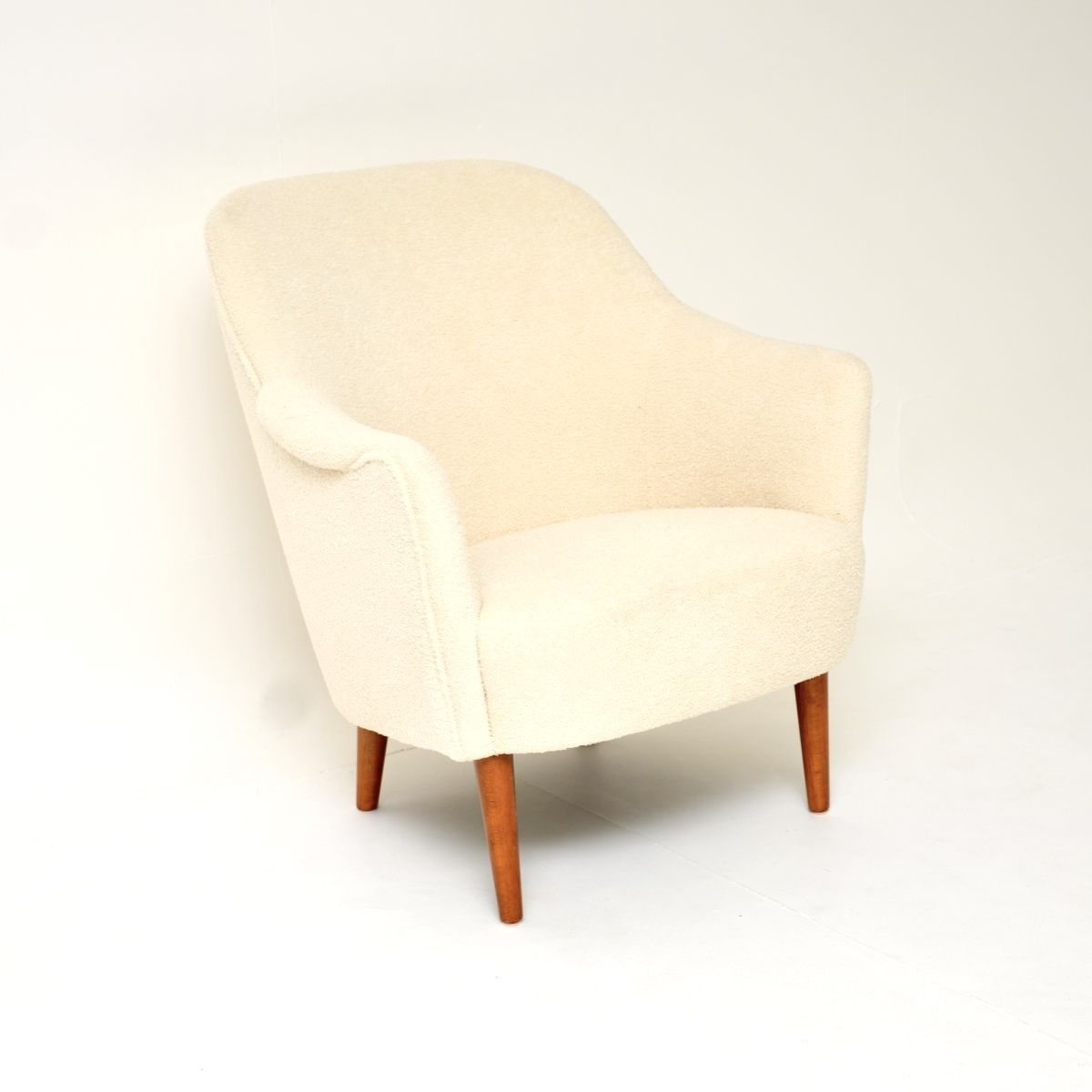 Vintage Swedish Samspel Armchair By Carl Malmsten