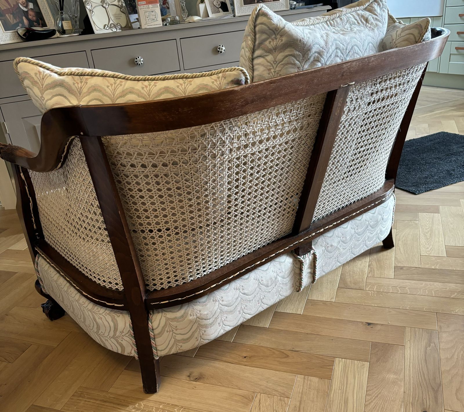 Bergere Cane Sofa, 19th Century photo Furniture