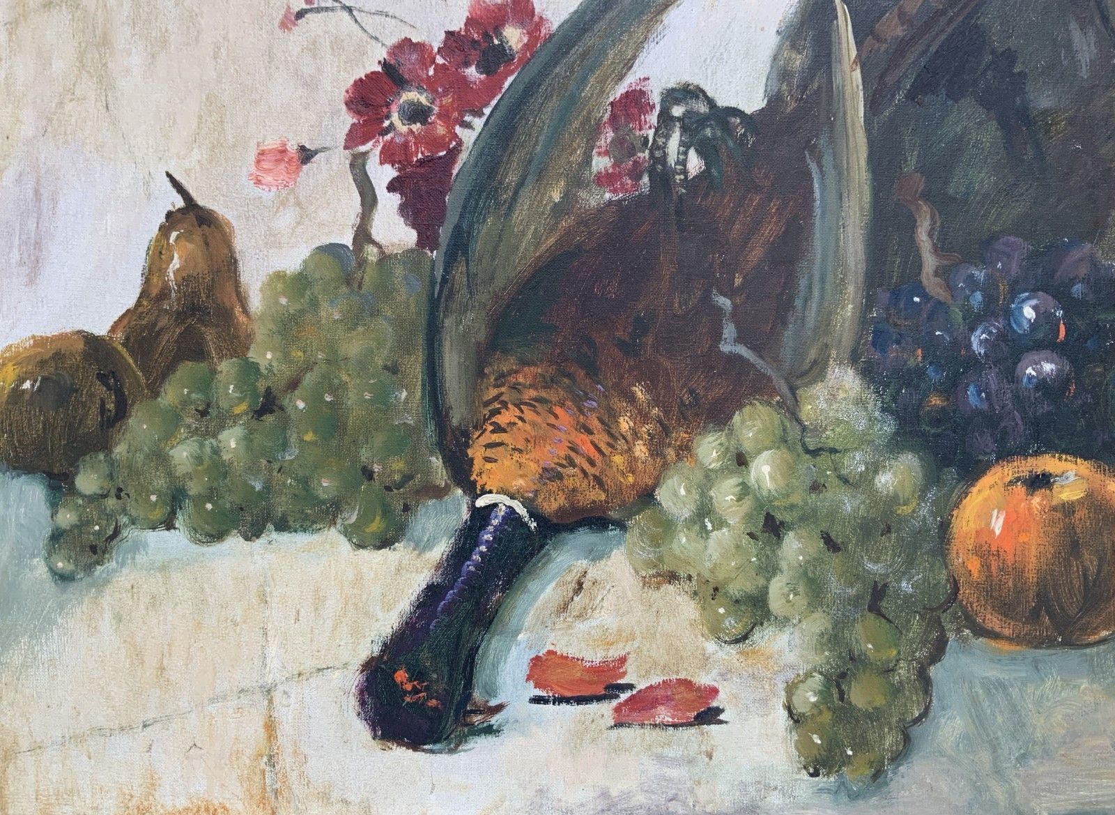 Still Life With Game Large Impressionist Oil Painting By Henri Joseph Pauwels photo buy