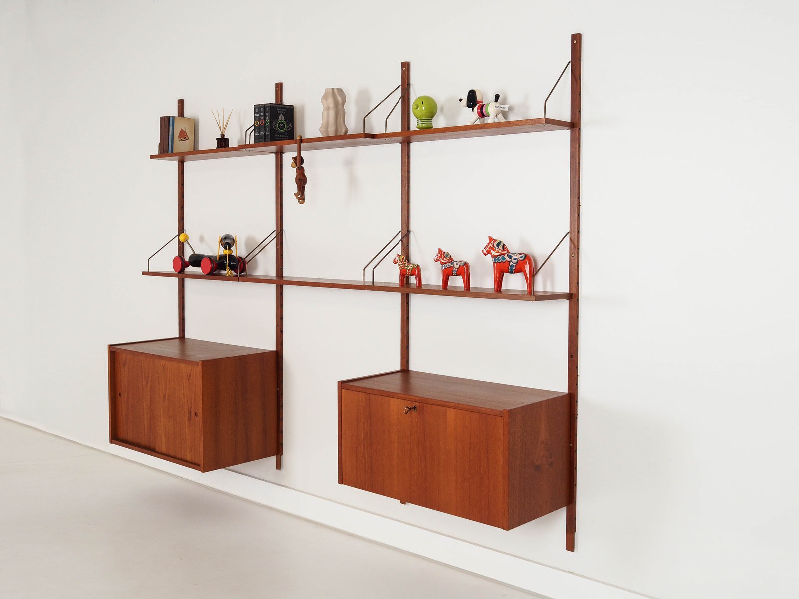Teak Shelving Unit, Danish Design, 1960s, Production: Denmark photo Furniture