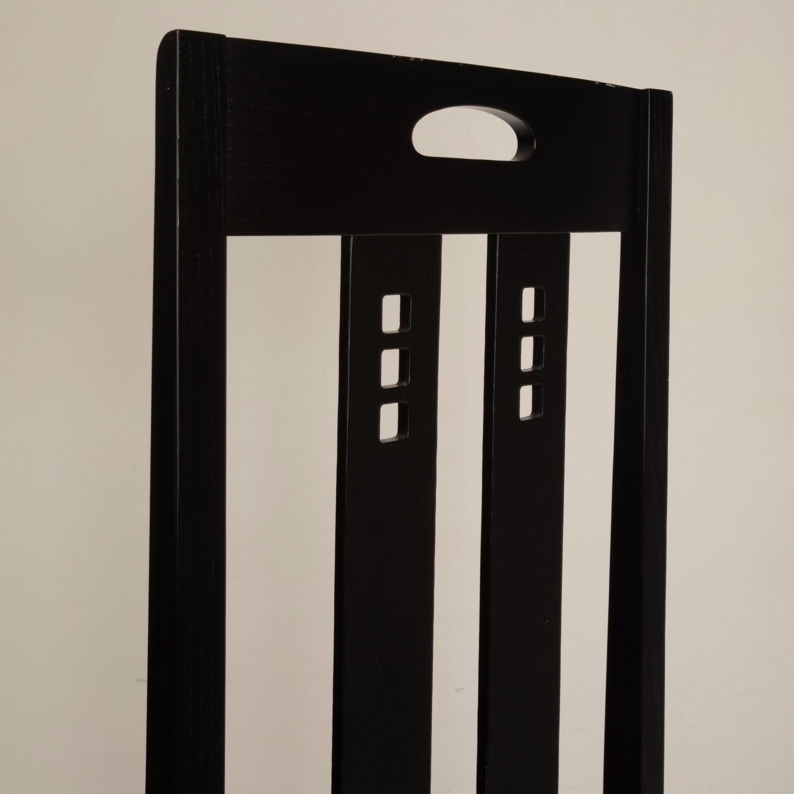photo vinterior High Ingram Chair By Charles R. Mackintosh For Alivar With Fornasetti Fabric