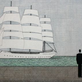 Dream Of A White Sailing Boat, 2013 Joanna Wiszniewska Domanska photo Art