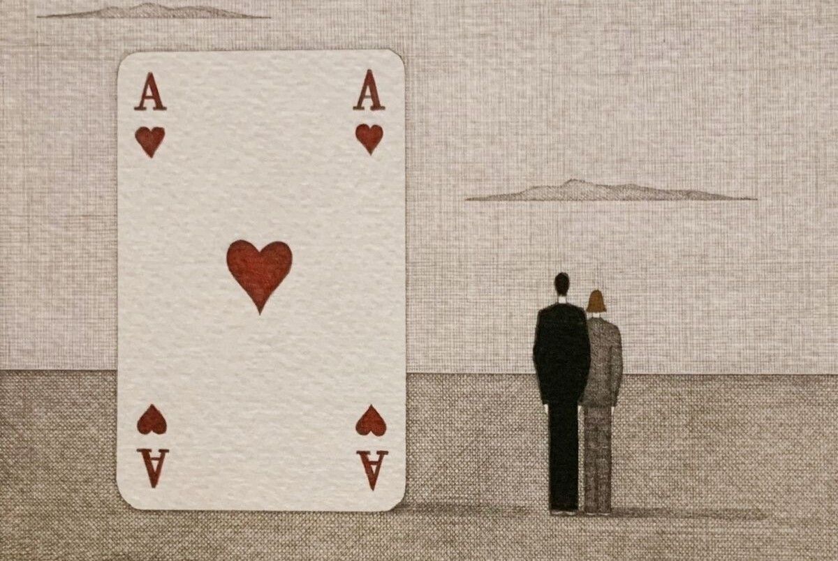 The Card Which Brings Good Luck II (Love Story), 2024 Joanna Wiszniewska Domanska photo Art