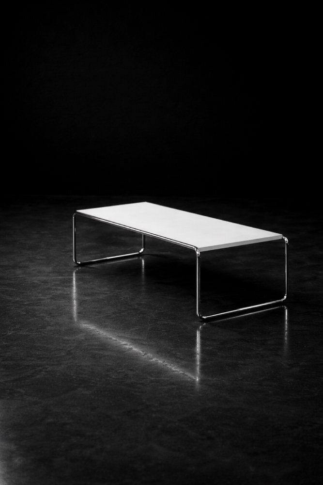 Mid Century Italian Modern Laccio Kiga Coffee Table By Marcel Breuer For Gavina, 1960s photo for sale