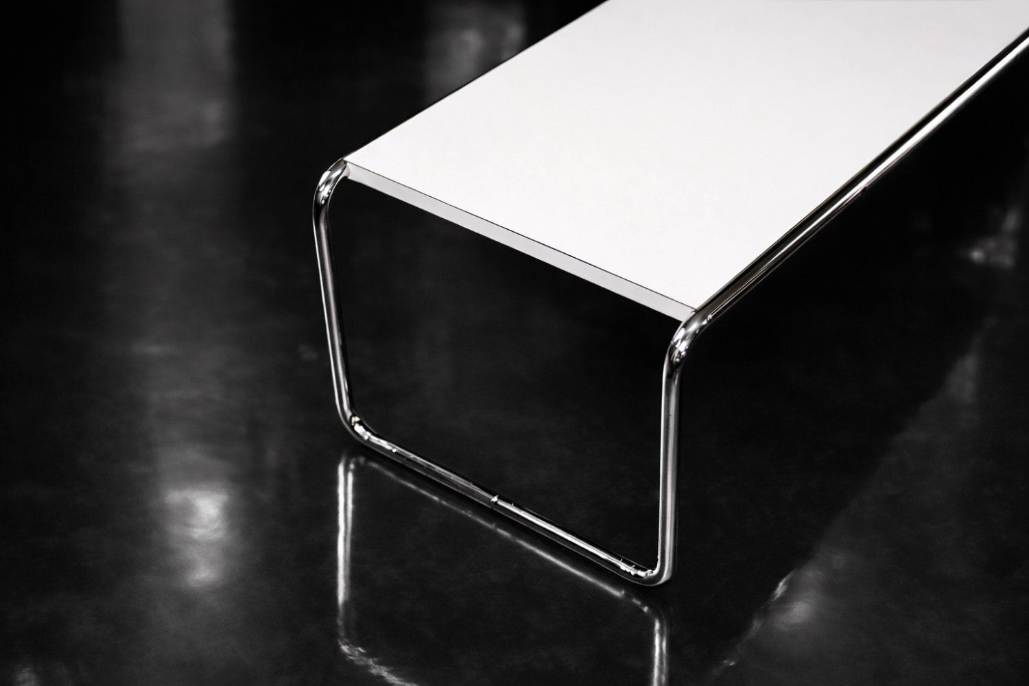 photo vintage Mid Century Italian Modern Laccio Kiga Coffee Table By Marcel Breuer For Gavina, 1960s