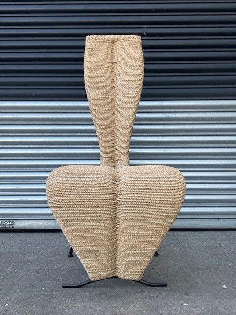 Tom Dixon Vintage Style S Chair In Rope And Metal
