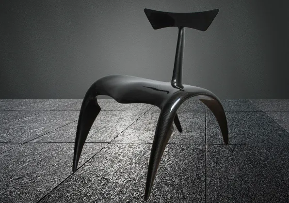 Carbon Fibre Designer Chair photo vintage