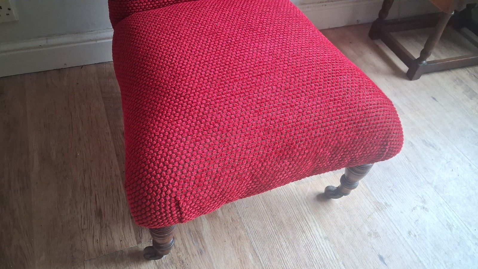 Newly Upholstered Original 19th Century Prayer Chair,Bedroom /Hall/Landing Chair photo buy