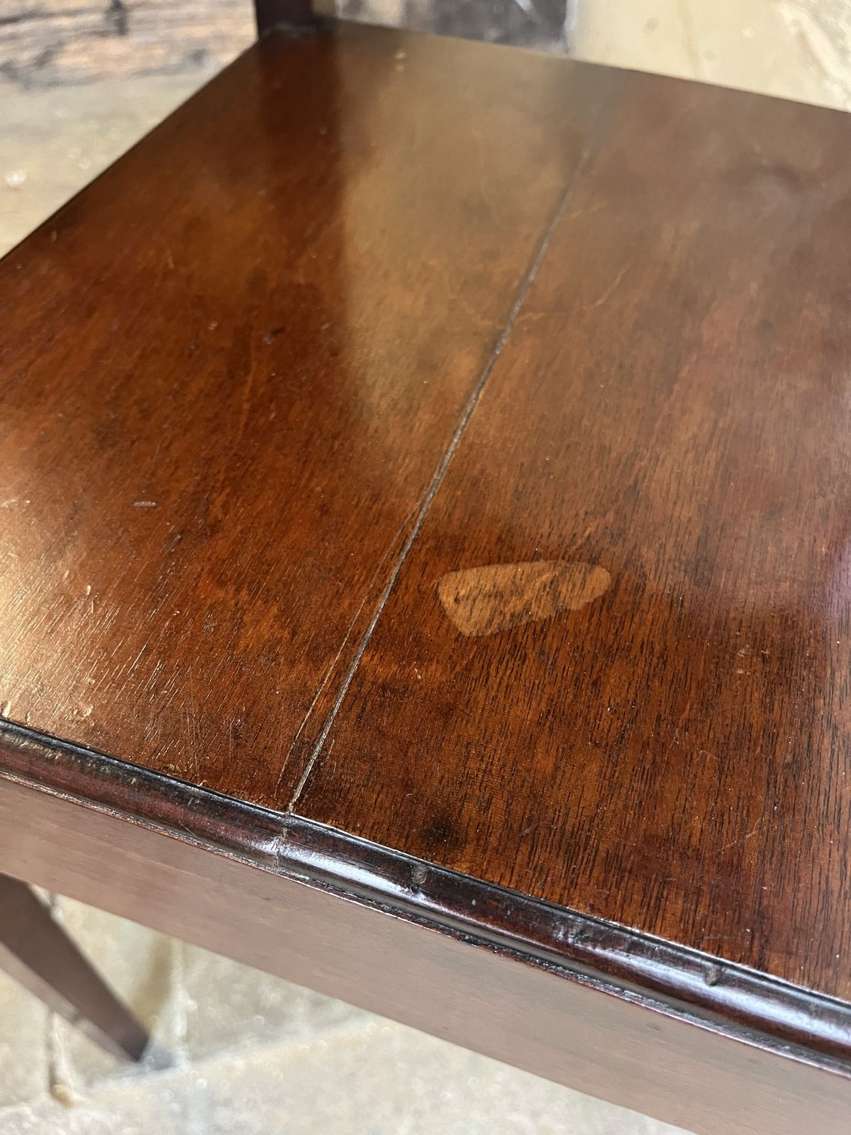 Georgian Mahogany Nightstand/Bedside Table With Drawer photo 295.0
