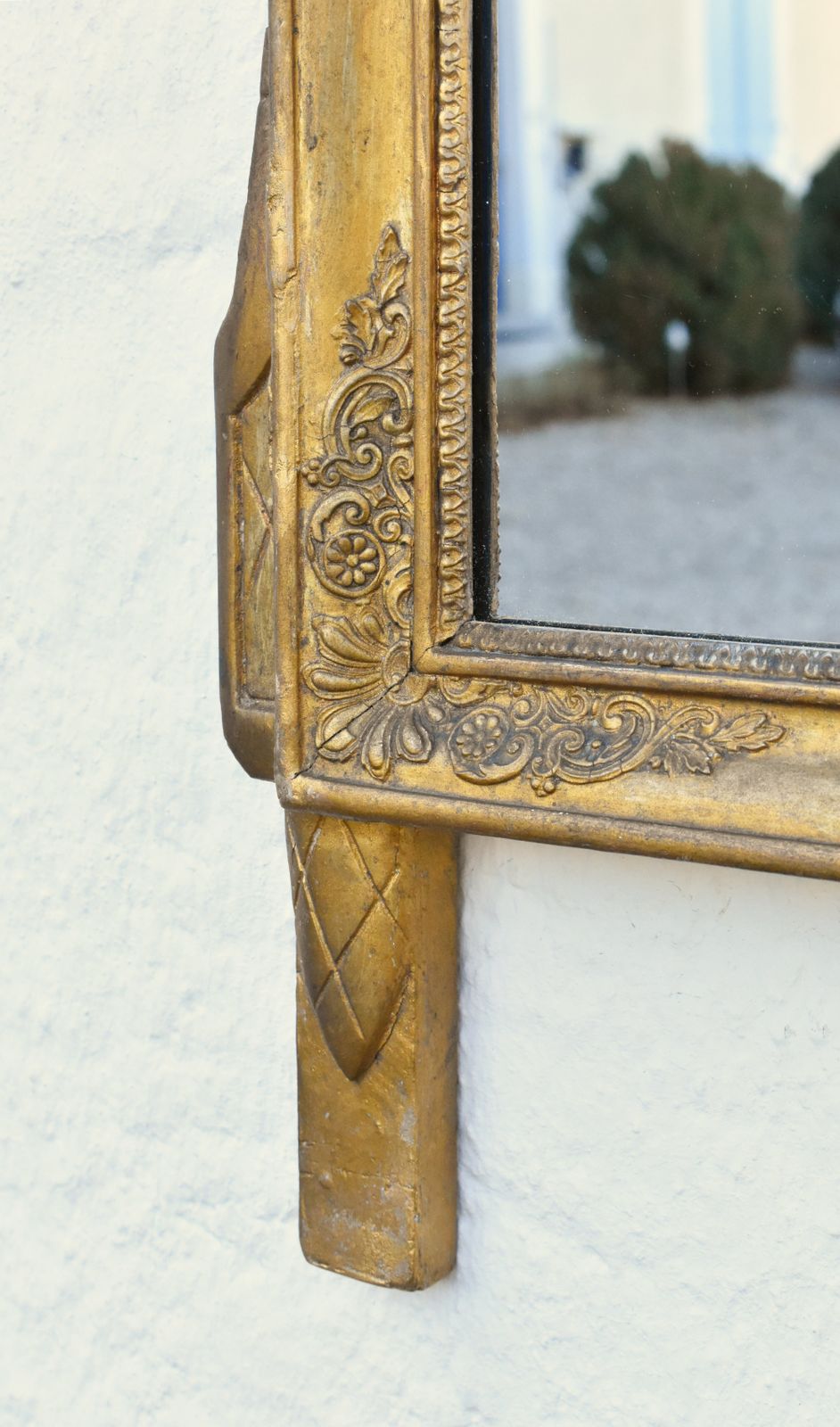 French Gilt Wood Wall Mirror Louis XVI Style, Directoire Period photo buy