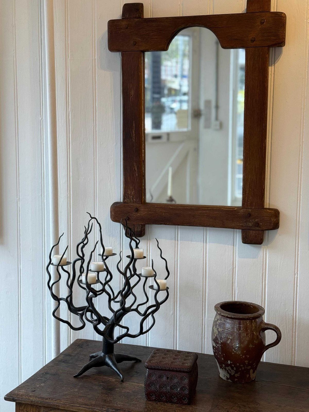 photo for sale Antique 19th Century Farmhouse Storage Pot