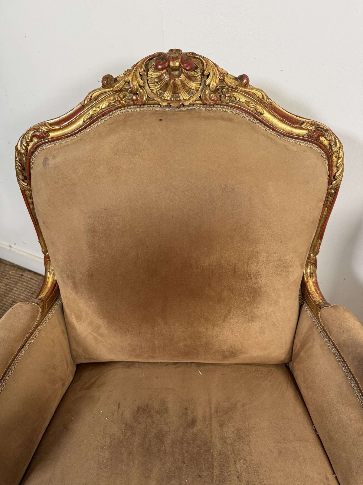 Pair Of Napoleon III Gilded Armchairs photo Furniture