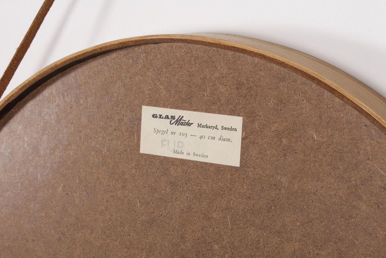 Swedish Pine Mirror, 1960s, Vintage photo for sale