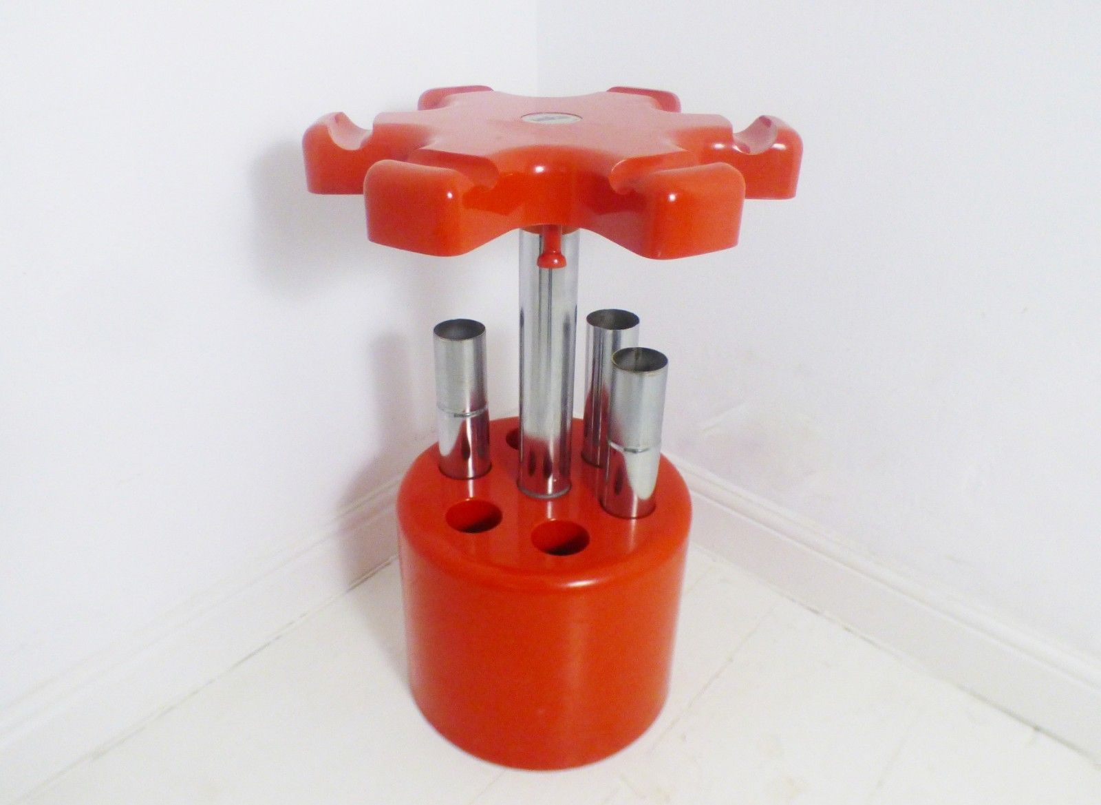 Stunning Vintage Italian Space Age L & O For Velca Vip Coat Stand 1970's photo 645.0