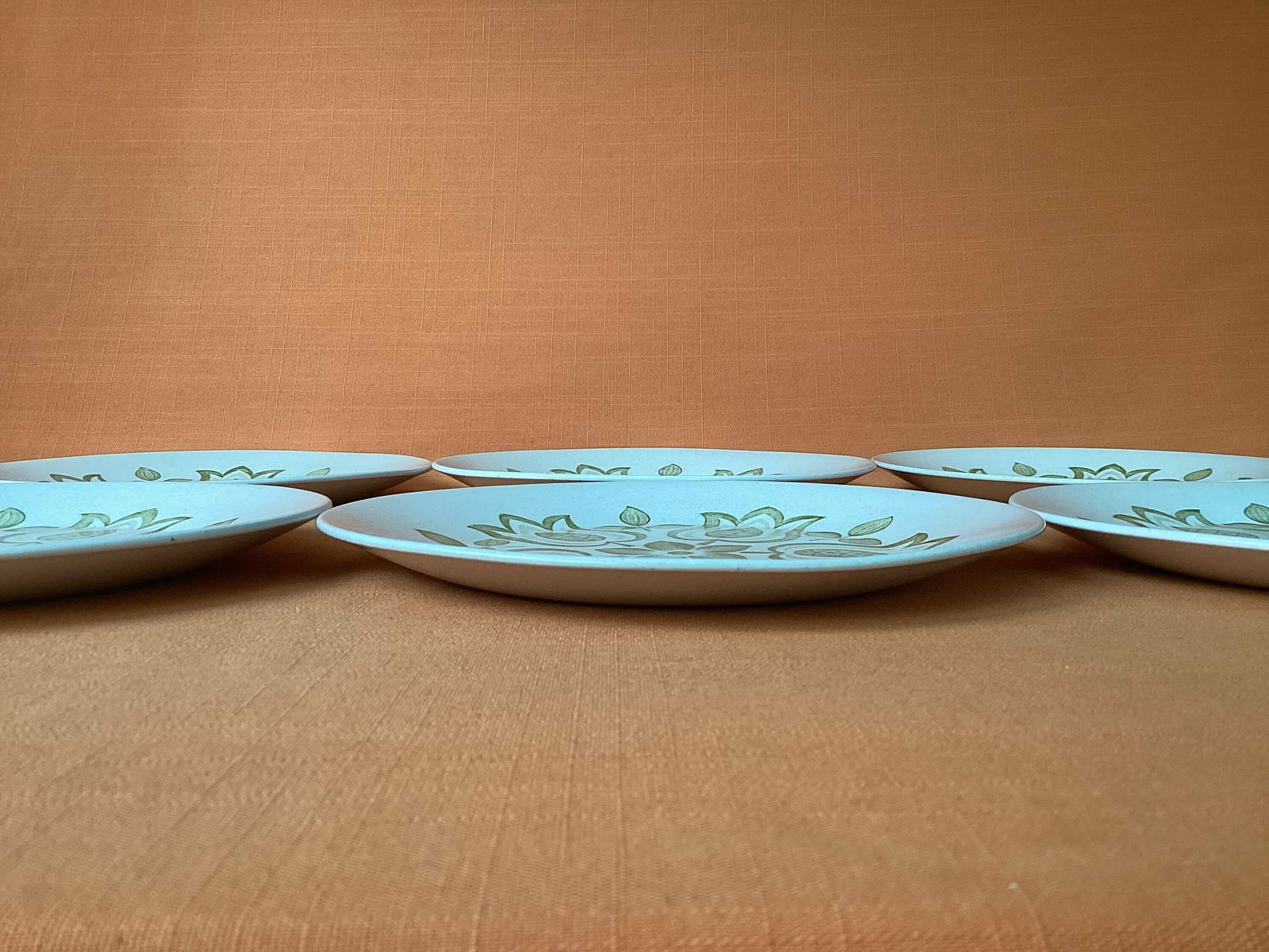 J&G Meakin Maidstone Tulip Time Salad/Dessert Plates (Set Of 6), 1960s Meakin Maidstone Salad Plates, Retro Meakin Tulip Time 8” Diameter photo buy