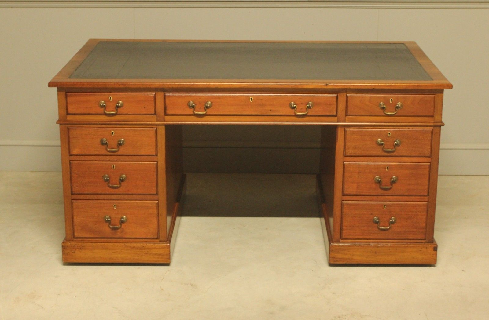 A Large Early 20th Century Mahogany Writing Desk photo furniture