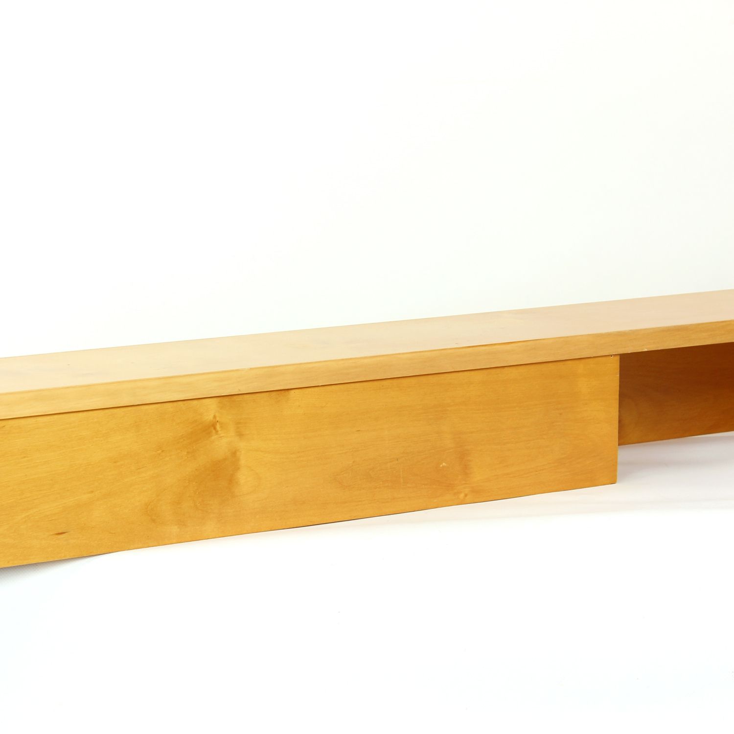 Floating Shelf In Birch By Up Zavody, Czechoslovakia 1986 photo vinterior