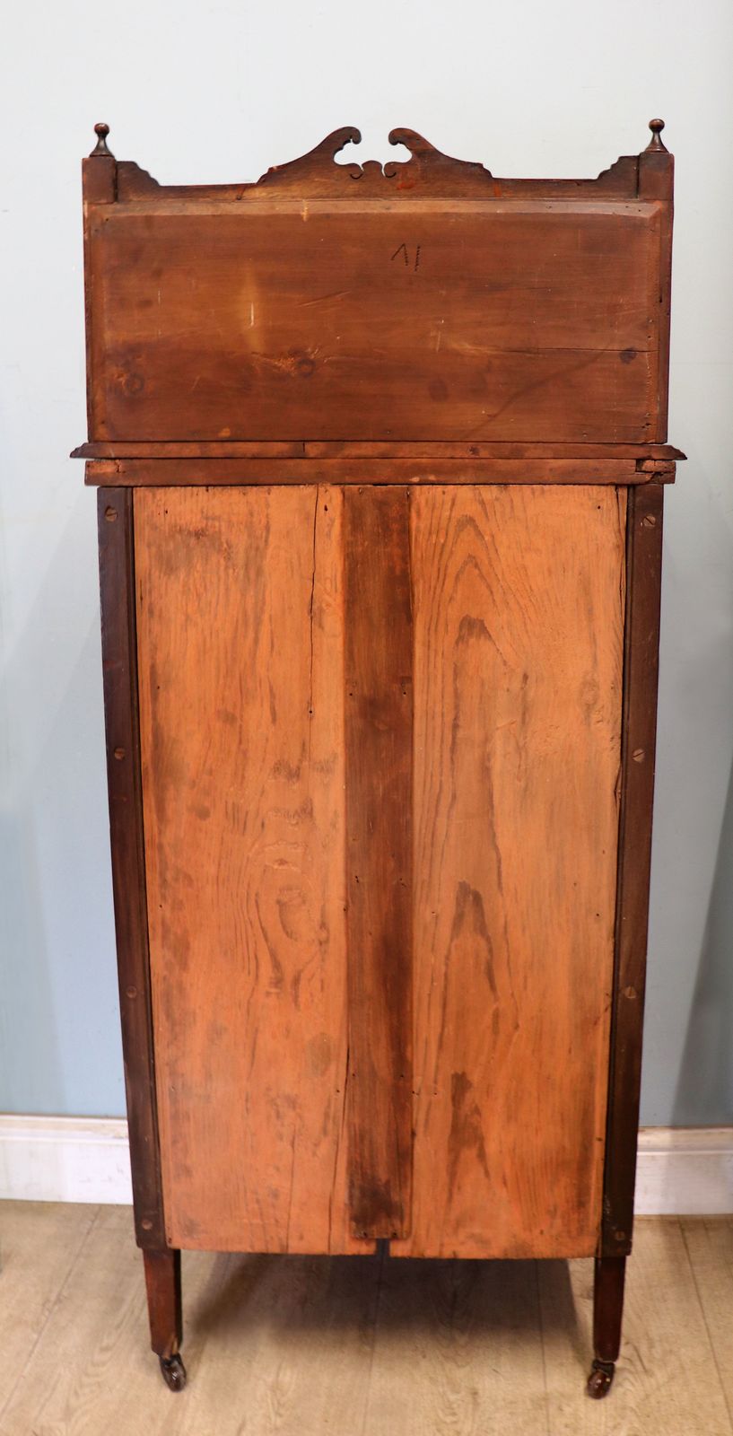 A Lovely Late 19th Century Hardwood And Inlaid Former Sheet Music Cabinet. photo buy