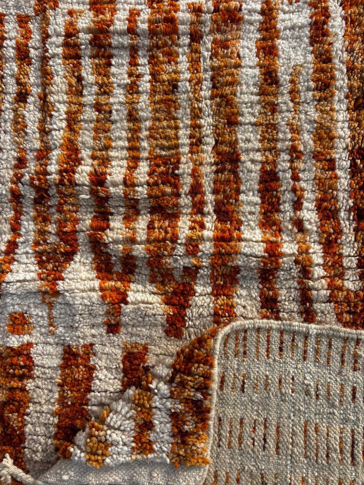 Modern Berber Moroccan Wool Rug – Handmade Berber Rug | 160 X 260 Cm photo Textiles
