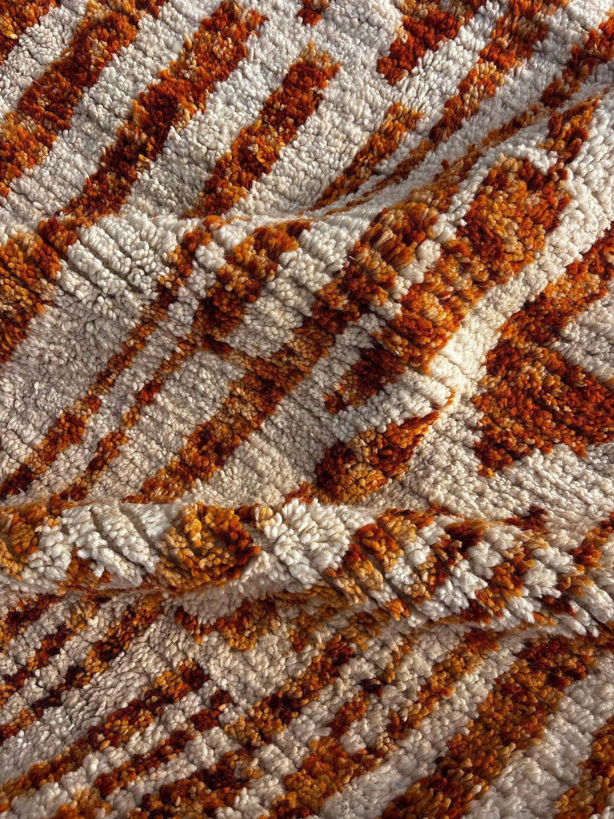Textiles Modern Berber Moroccan Wool Rug – Handmade Berber Rug | 160 X 260 Cm photo