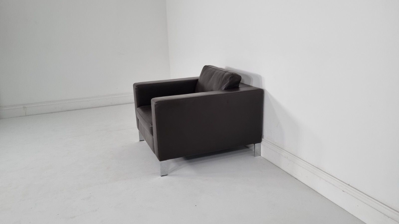 Walter Knoll Foster 503 Chair In Sumptuous Chocolate Brown Leather Pristine #1 photo vinterior