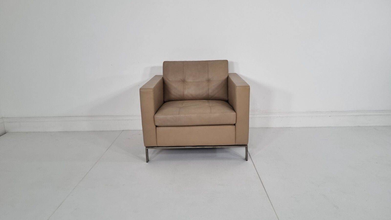 Walter Knoll 502 Foster Chair In Soft Brown Leather Excellent Condition #3 photo furniture