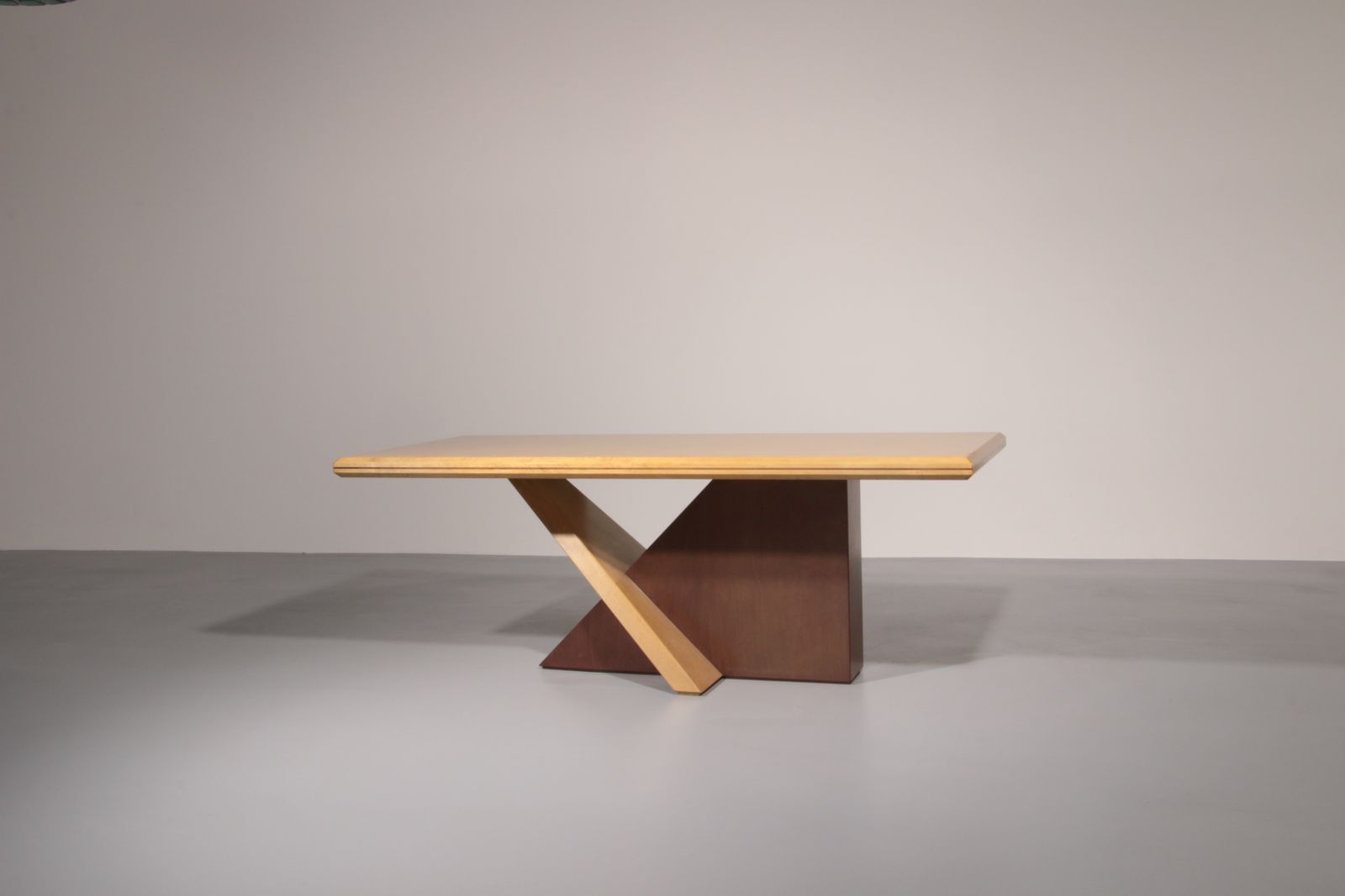 Italian Saporiti Wooden Dining Table 1960 photo for sale