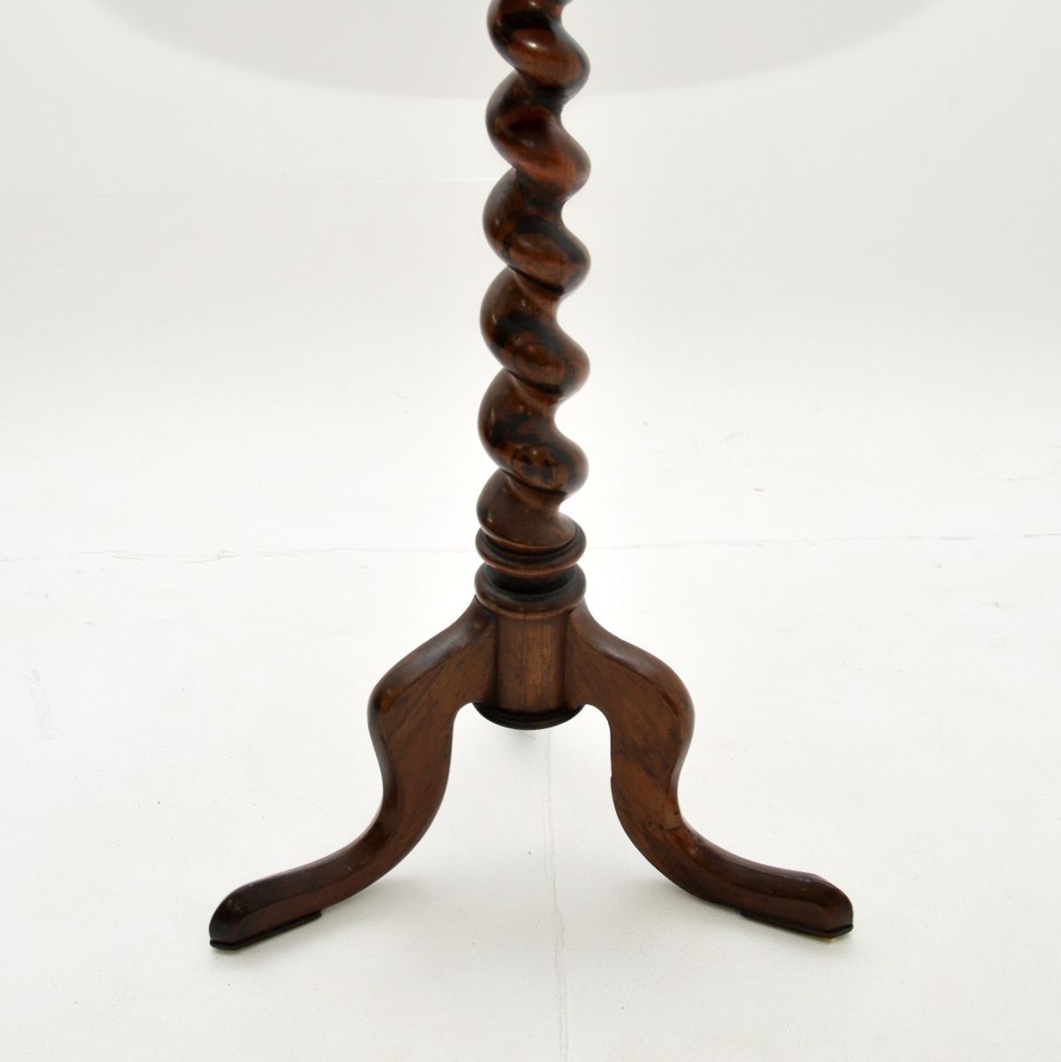 Antique Victorian Rosewood Barley Twist Occasional Side Table photo Furniture