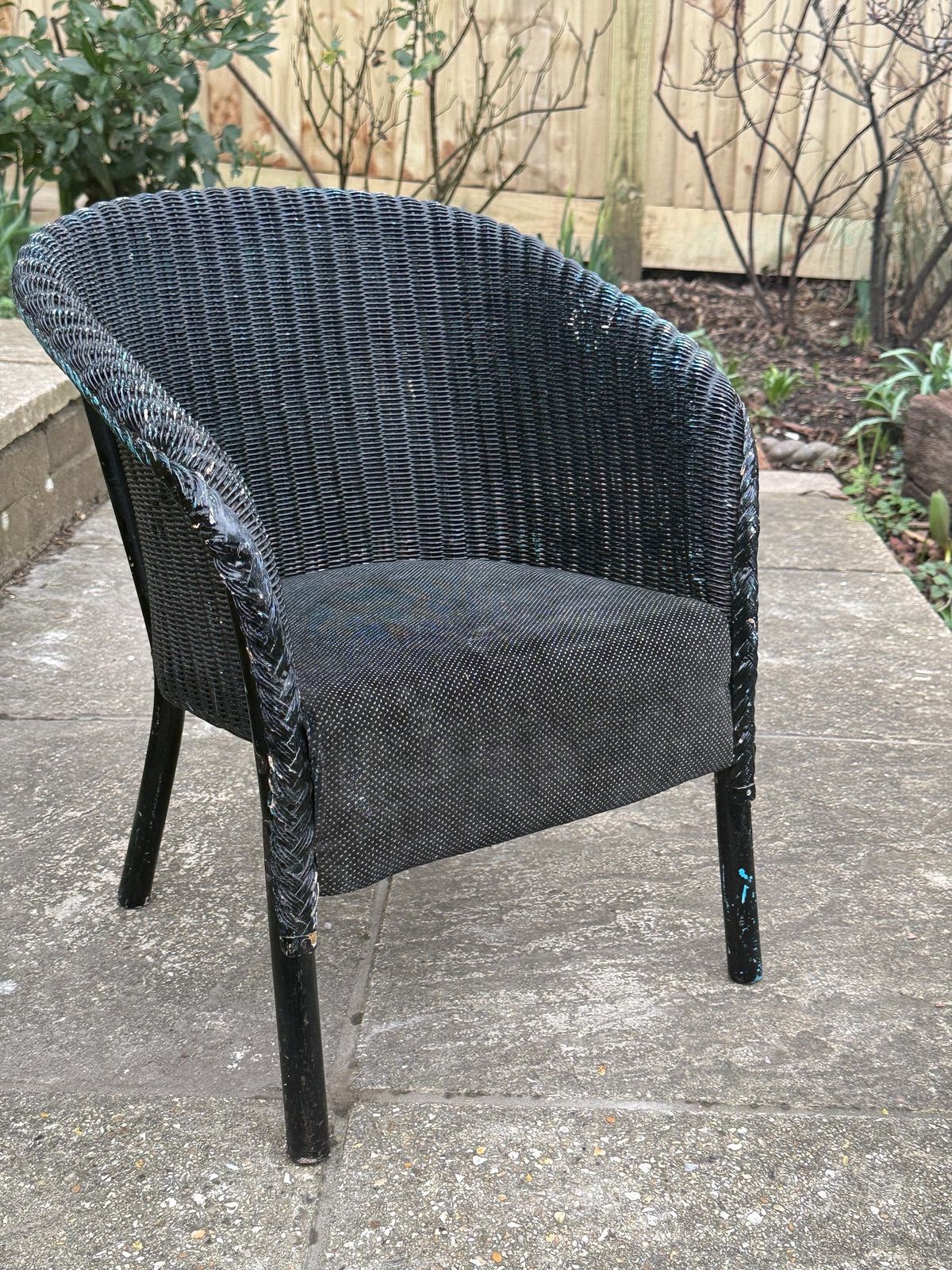 Vintage Child’s Lloyd Loom–Style Tub Chair, Mid Century Woven Fibre Chair, C.1950s photo buy