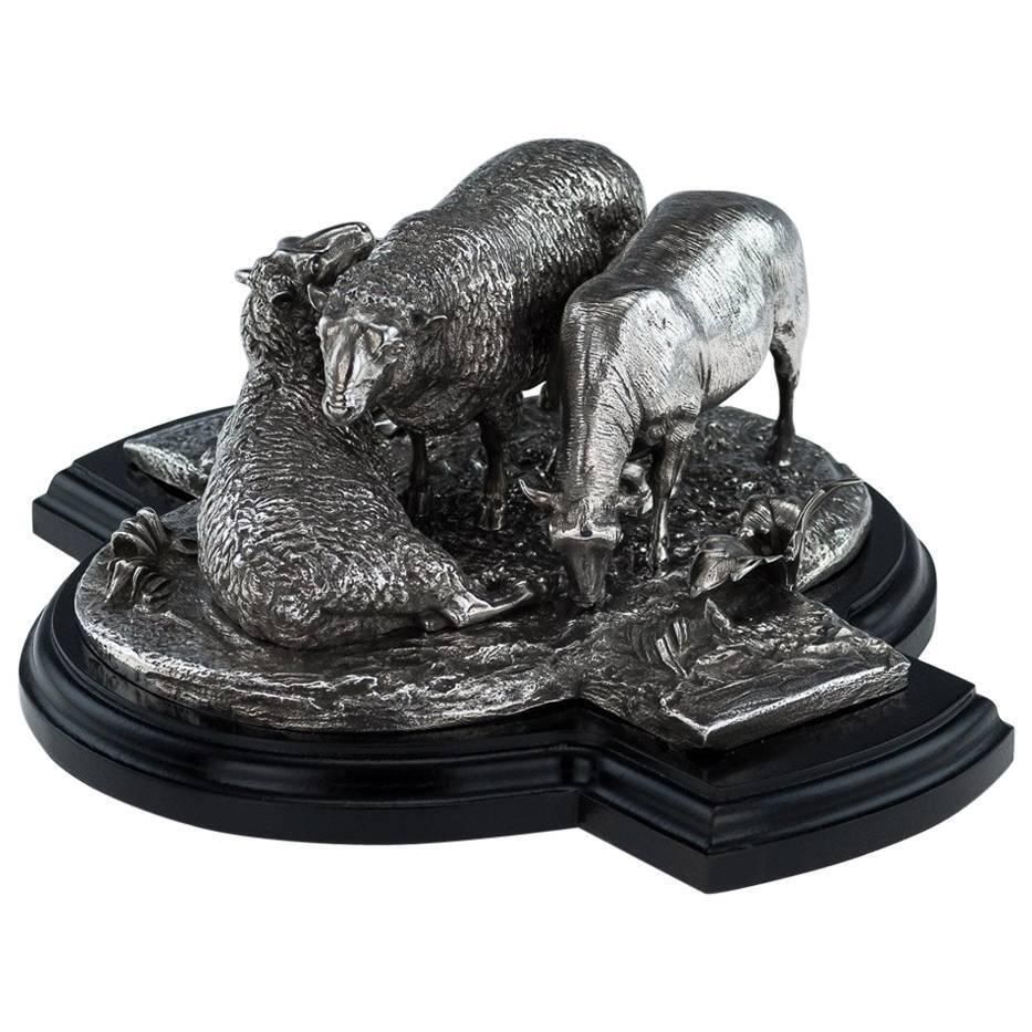 Antique 19th Century, French Solid Silver Centrepiece, Froment Meurice, Paris