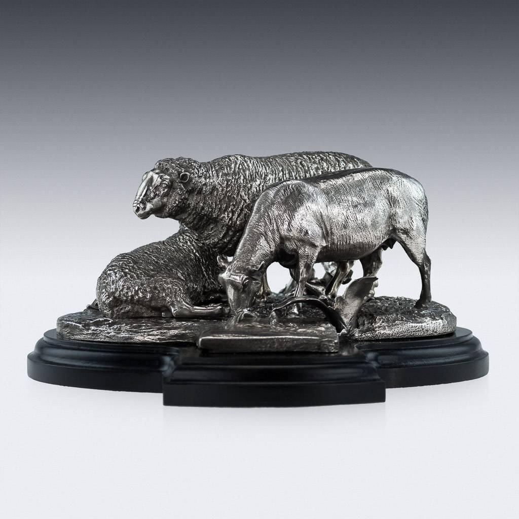 Antique 19th Century, French Solid Silver Centrepiece, Froment Meurice, Paris photo Home Decor