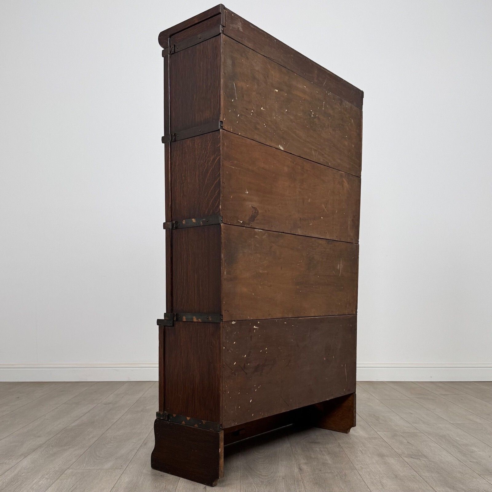 Antique 20th Century Globe Wernicke Stacking Bookcase In Oak photo vinterior