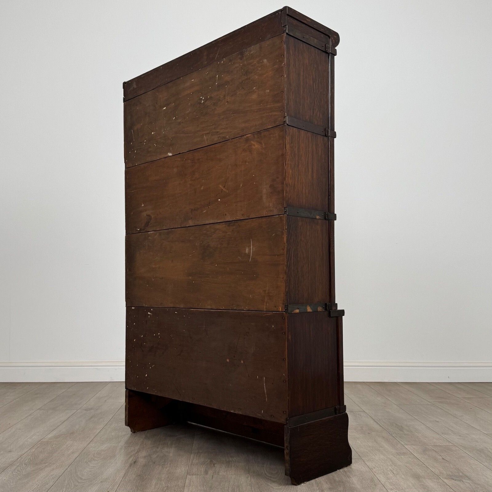 Antique 20th Century Globe Wernicke Stacking Bookcase In Oak photo vintage