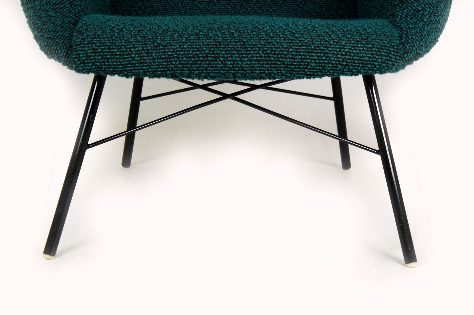 Wingback Lounge Chair By Miroslav Navrátil, Czechoslovakia, 1960s photo for sale