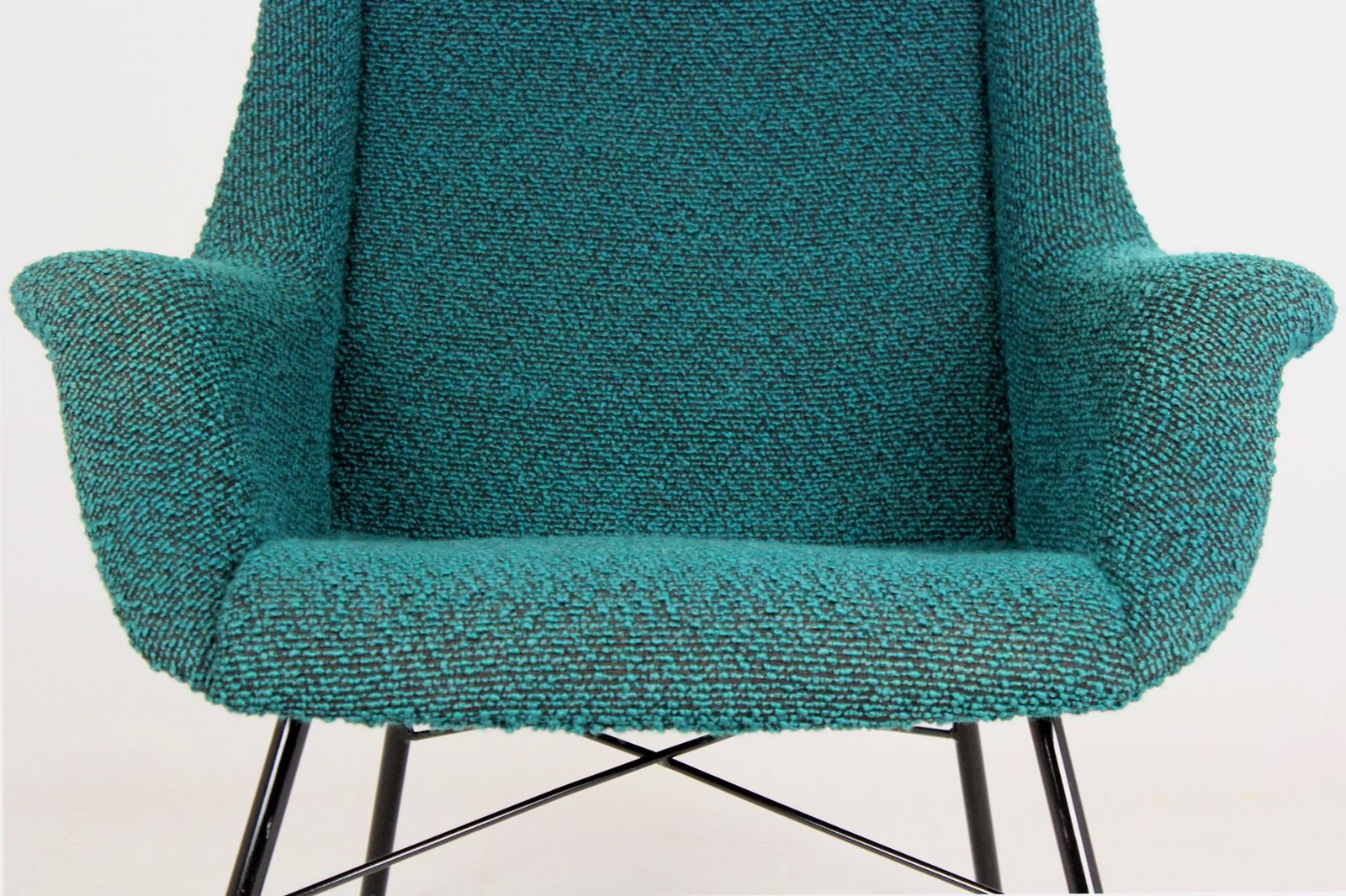 Wingback Lounge Chair By Miroslav Navrátil, Czechoslovakia, 1960s photo Furniture