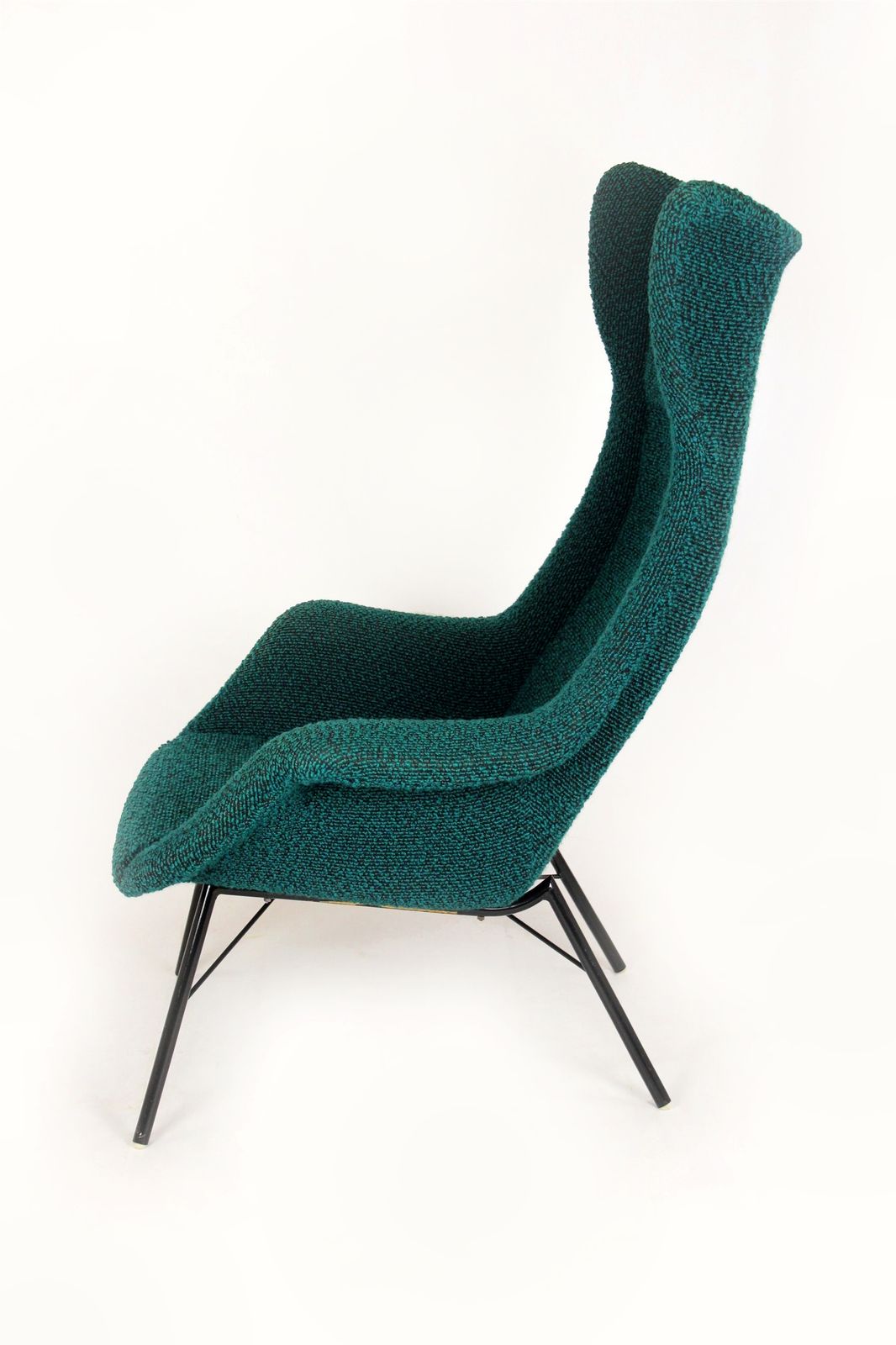 photo for sale Wingback Lounge Chair By Miroslav Navrátil, Czechoslovakia, 1960s