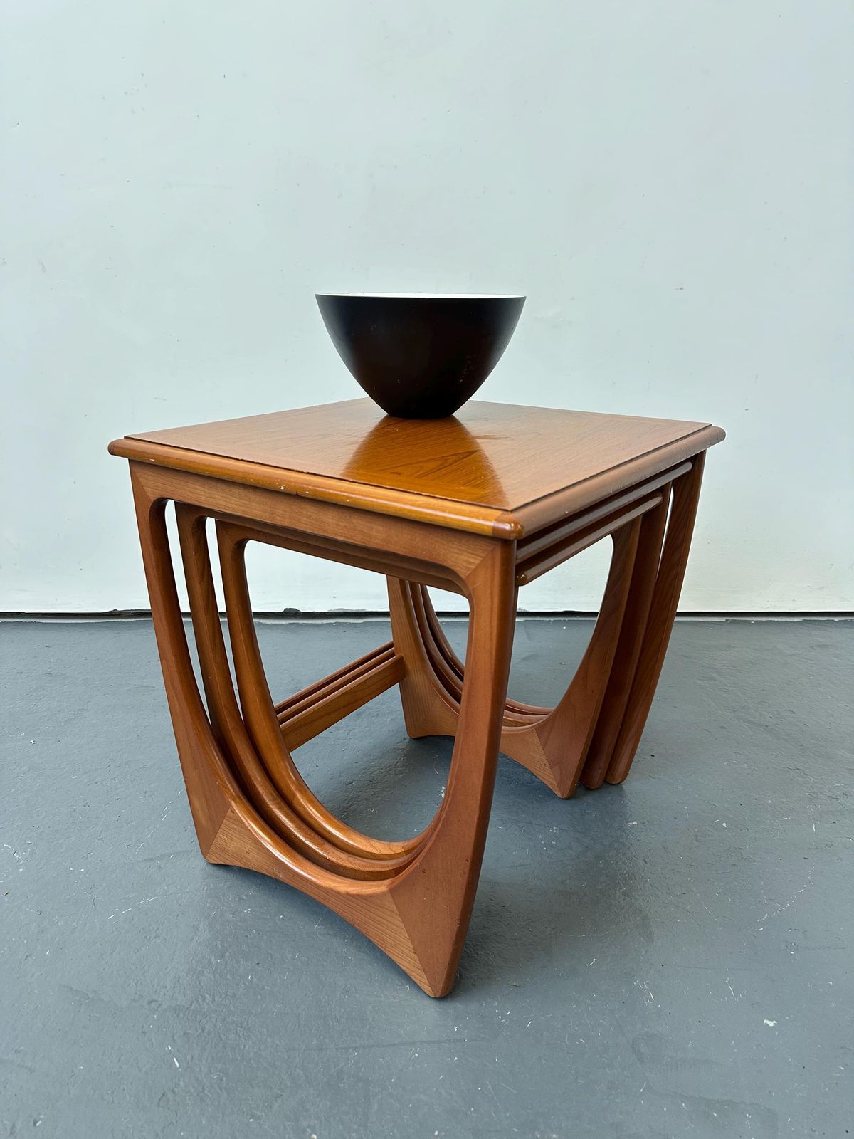 Vintage G Plan Teak Astro Fresco Nest Of Tables. Danish Retro Mid Century photo 250.0