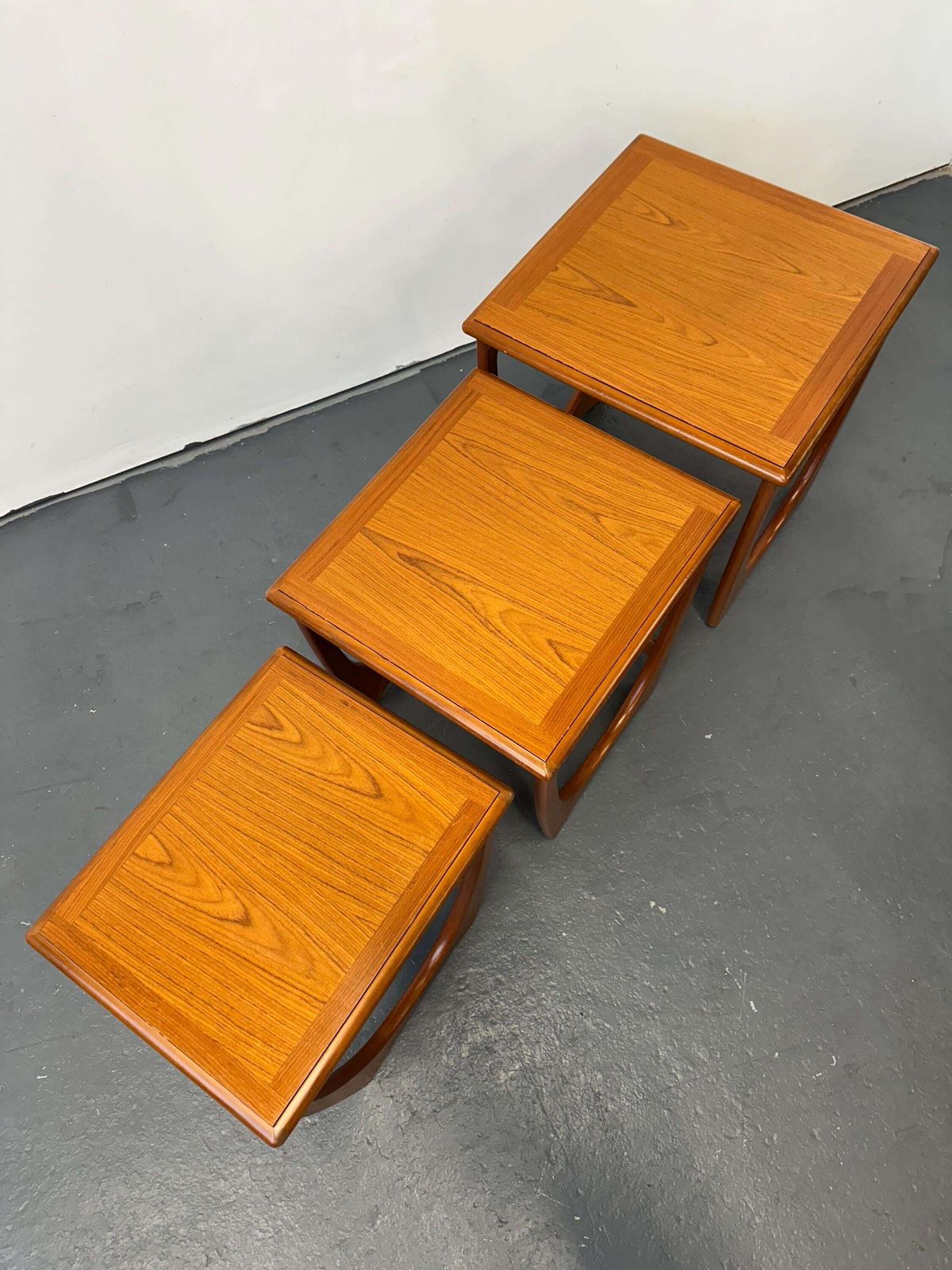 Vintage G Plan Teak Astro Fresco Nest Of Tables. Danish Retro Mid Century photo vinterior
