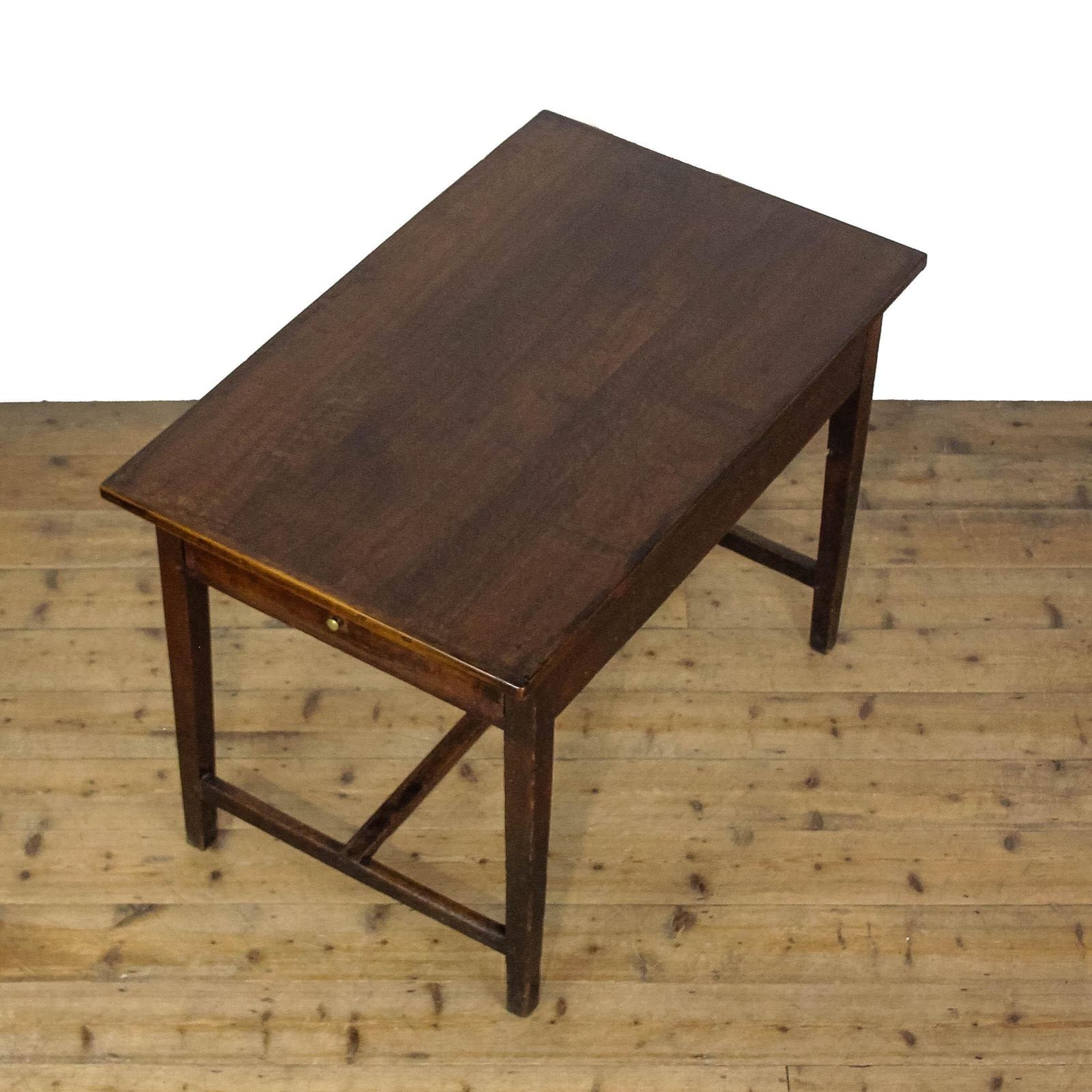 Antique Welsh Oak Kitchen Table photo vintage