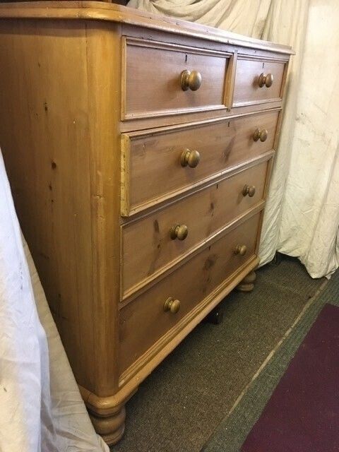 Victorian Pine Chest Of Drawers photo furniture